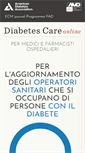 Mobile Screenshot of diabetescare.it