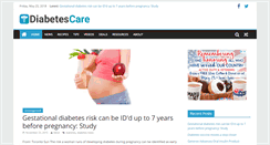Desktop Screenshot of diabetescare.org