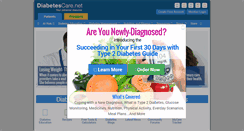 Desktop Screenshot of diabetescare.net